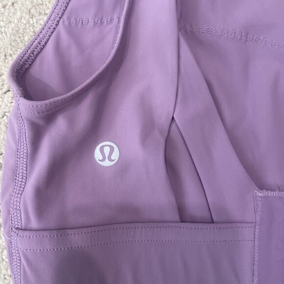 Lululemon Strong Front Bra Women 6 Medium Support B/C Cup Wisteria Purple NO PAD - Picture 5 of 8